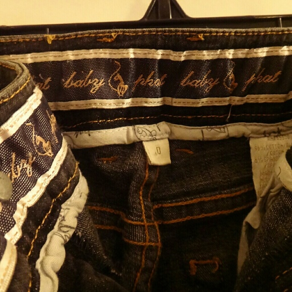Baby Phat Blk/Grey Jeans - Picture 12 of 16